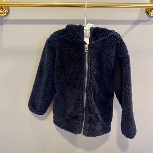 Hanna Andersson Cozy Hooded Zip Up Sweater